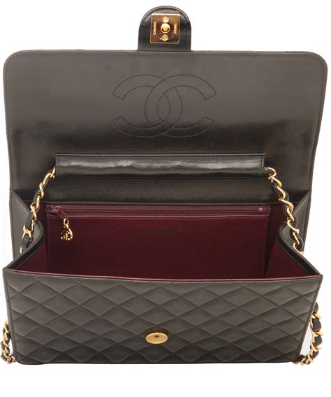 chanel vintage medium single flap|pictures of old chanel purses.